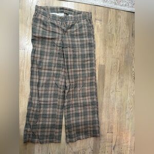 AGB Checkered Brown and Tan Trousers